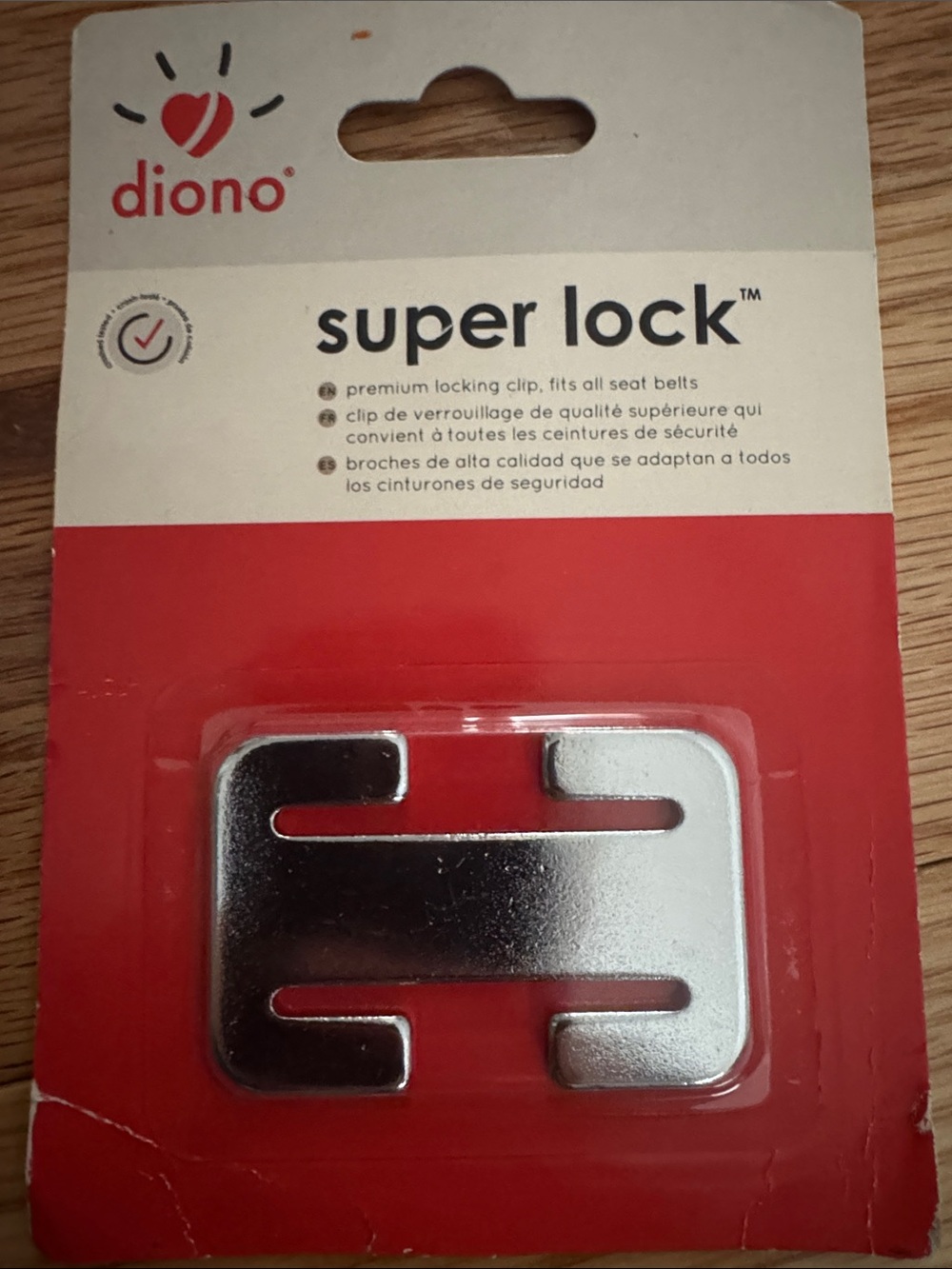 Diono Super Lock Premium Seat Belt Lock - Silver